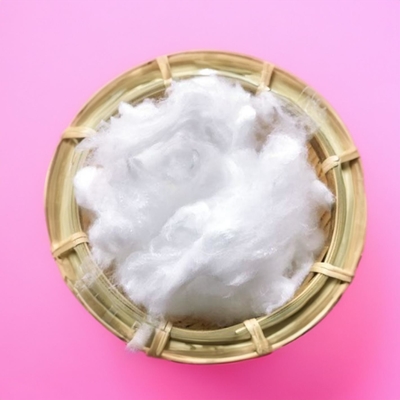 100% PET Flakes Optical Bright White Color Polyester Staple Fiber Superior Filtration Performance Solid 2.5D 4D 7D*51mm