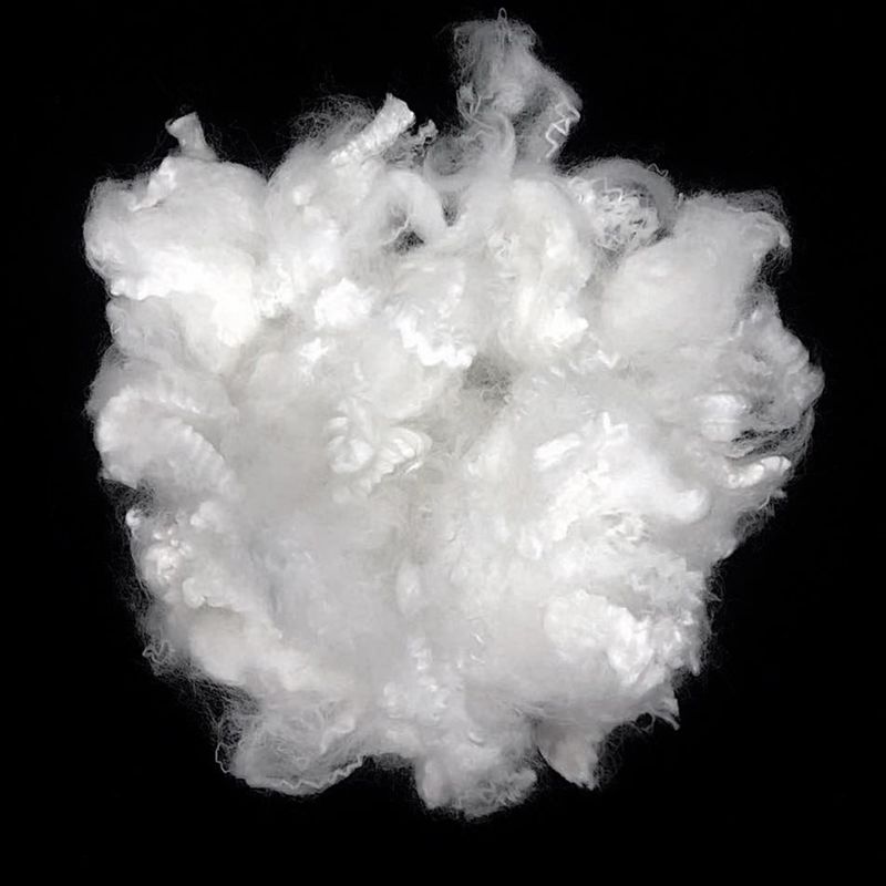 Customized pet bottles recycle polyester staple fiber making